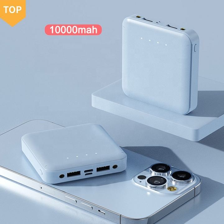 OEM Power Bank For iPhone Android Mini 10000mAh Travel Portable Power Charger Business Portable Gift Power Banks Global Manufacturing