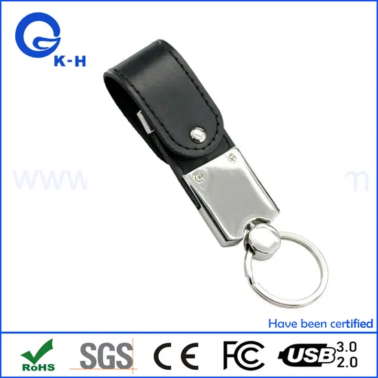 Popularpu Leather USB Flash Disk 16GB 32GB 8GB 4GB