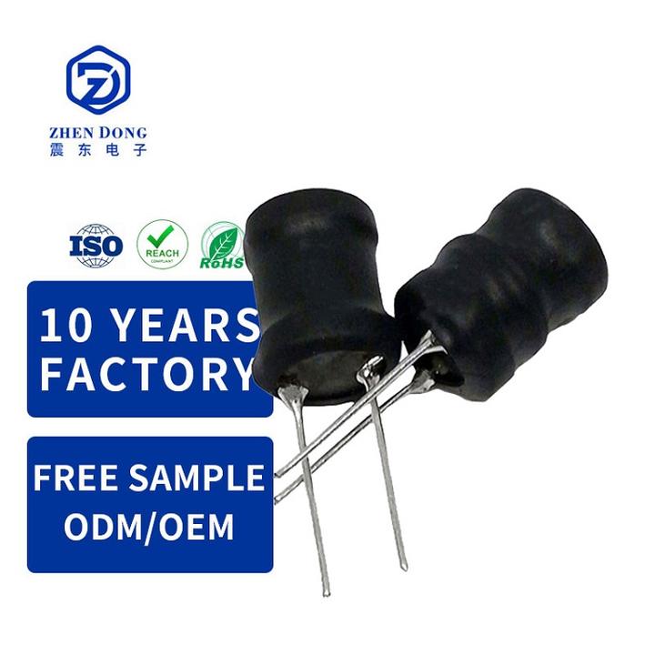 Radial Inductor 0810 8*10mm 3.3uh to 10mh DIP Inductor 2.2mh 8x10 mm Inductor 0.5mh DIP (8x10mm) Production Wholesale Operations