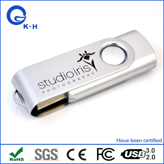 Roating Keyring USB 3.0 Flash Drive 128MB-512GB