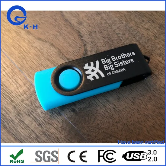 Roating Keyring USB 3.0 Flash Drive 128MB-512GB