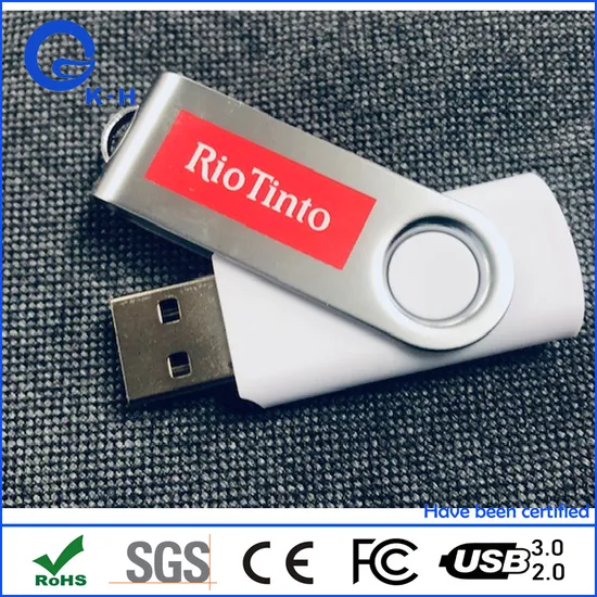 Roating Keyring USB 3.0 Flash Drive 128MB-512GB