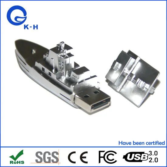 Ship Shape USB Flash Drive for Logistics Company