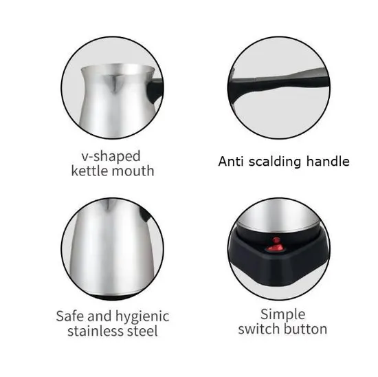 Stainless Steel Coffee Tea Pot Coffee Kettle