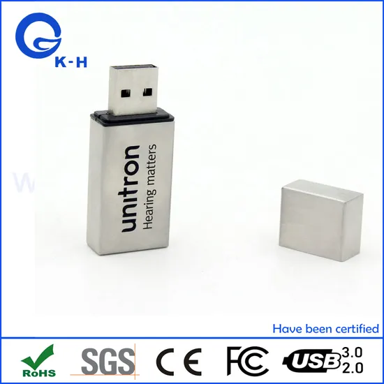 Stainless Steel Premium Promotion Gift Laser Engraved USB Stick