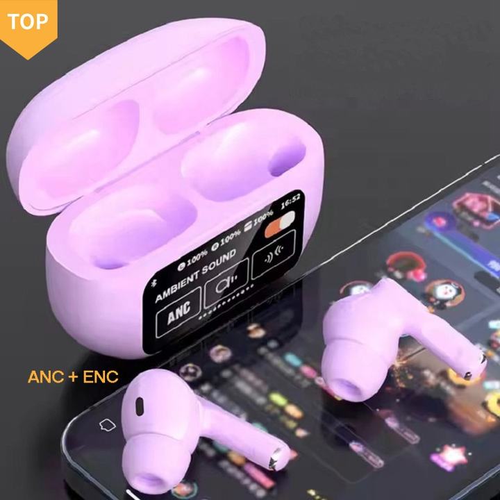 V5.4 ENC ANC Touch Screen TWS Wireless Earbuds Air 9 Plus Air 9 Pro In-Ear Headphones Affordable Wholesale Services