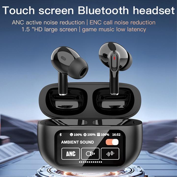 V5.4 ENC ANC Touch Screen TWS Wireless Earbuds Air 9 Plus Air 9 Pro In-Ear Headphones Affordable Wholesale Services