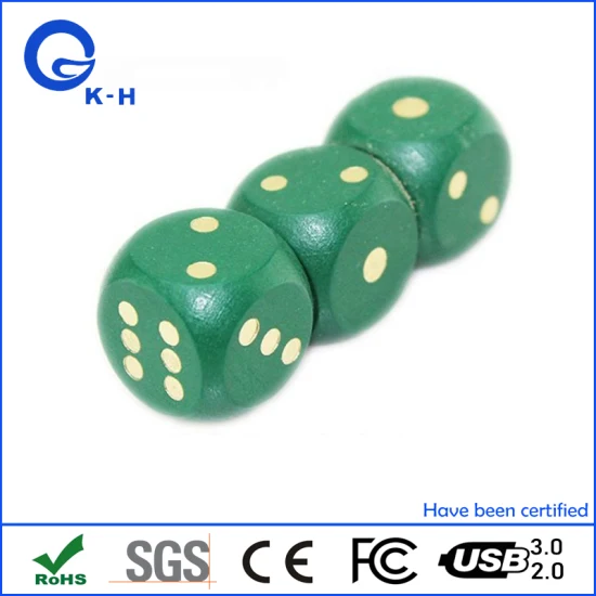 Wooden Dice USB Flash Disk 16GB 32GB 64GB 128GB