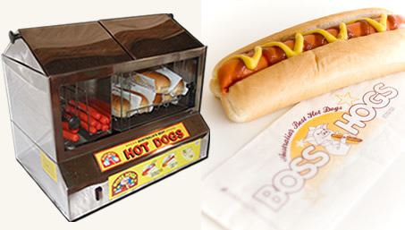 Custom Hot Dog Split Bags